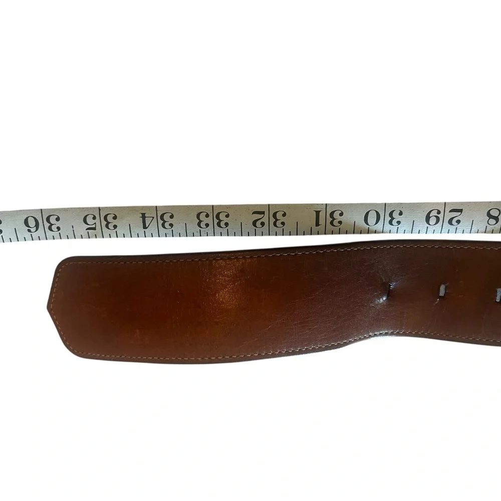 Paul Stuart Brown Leather Women's Belt
